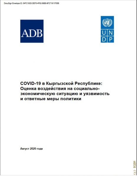 COVID-19 в Кыргызской Республике: Оценка воздействия на социально-экономическую ситуацию и уязвимость и ответные меры политики — 2020
